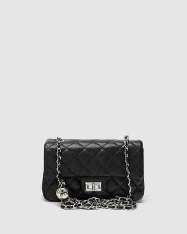 Perline Bag Black/Silver