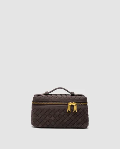 Nostra Suede Bag Chocolate/Gold