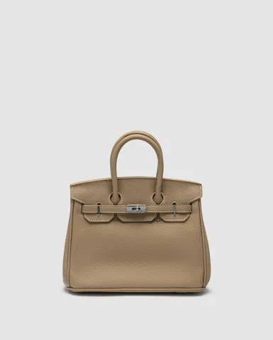 Rivet Bag Brown/Silver